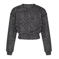 KIEstone winter sweater meisjes - bruin panter - Marieke
