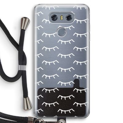 Wimpers: LG G6 Transparant Hoesje met koord