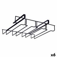 Glazen Voet Ijzer 36 x 7,5 x 26 cm (6 Stuks) Glazen Voet Ijzer 36 x 7,5 x 26 cm (6 Stuks)