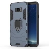 PC + TPU schokbestendige beschermhoes voor Galaxy S8 PLUS, met magnetische ringhouder