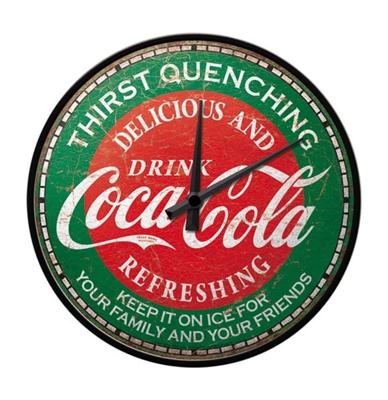 Klok Coca-Cola - Thirst Quenching Green