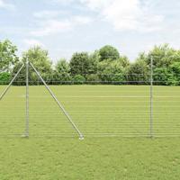 Weidehekwerk Zilver 25 x 1.6 m Gegalvaniseerd staal