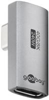 Enzo Goobay usb-c adapter | male/female | verticaal | gedraaid | 90 graden adapter - 9550435