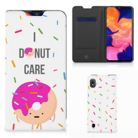 Samsung Galaxy A10 Flip Style Cover Donut Roze