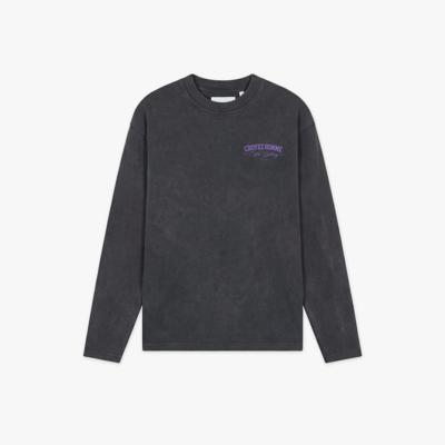 Croyez Art Gallery Longsleeve Heren Donkergrijs - Maat S - Kleur: Donkergrijs | Soccerfanshop