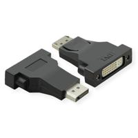 Value 12.99.3157 DisplayPort-kabel DisplayPort / DVI Adapterkabel DisplayPort-stekker, DVI-D 24+1-polige bus 0.15 m Zwart - thumbnail