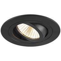 SLV 1007404 NEW TRIA 75 LED-inbouwlamp LED 8.3 W Zwart - thumbnail