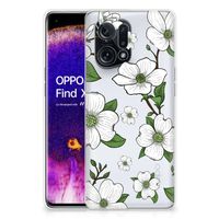 OPPO Find X5 TPU Case Dogwood Flowers - thumbnail