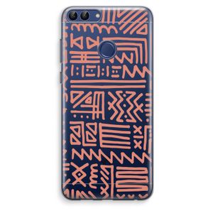 Marrakech Pink: Huawei P Smart (2018) Transparant Hoesje