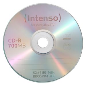 Intenso 2801622 CD-RW disc 700 MB 10 stuk(s) Slimcase Herschrijfbaar