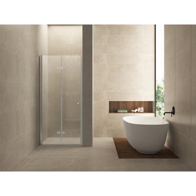 Wiesbaden Maki Nisdeur Vouwbaar Links - 800x2000x8mm- NANO - Helder Glas/Chroom