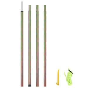 VidaXL Zonneschermpaal 250 cm gegalvaniseerd staal