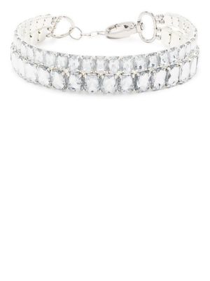 Atu Body Couture x Shir Fine Jewelry collier ras-du-cou à ornements en cristal - Argent