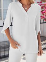 Casual V Neck Shirt