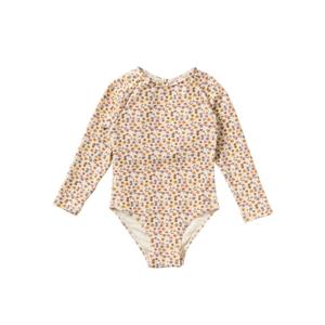 Salted Stories zomer badpak meisjes - geel - Flower bud