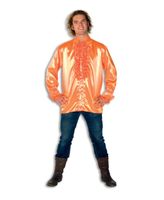 Ruche Blouse oranje