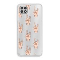 Rock: Samsung Galaxy A22 4G Transparant Hoesje