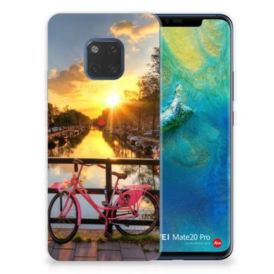 Huawei Mate 20 Pro | Silliconen Back Cover | Amsterdamse Grachten
