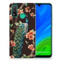 Huawei P Smart 2020 TPU Hoesje Pauw met Bloemen