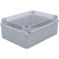 Velvalux Panoboxpro Kabeldoos IP65 IK10 - Grijs Transparant Deksel 145x190x80mm