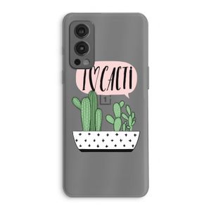 I love cacti: OnePlus Nord 2 5G Transparant Hoesje