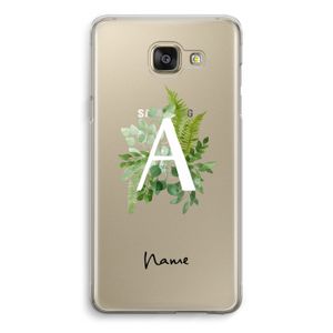 Green Brush: Samsung Galaxy A5 (2016) Transparant Hoesje