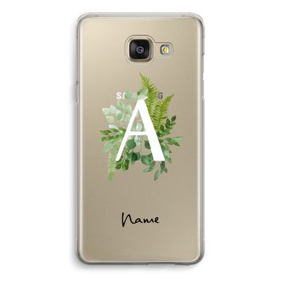Green Brush: Samsung Galaxy A5 (2016) Transparant Hoesje