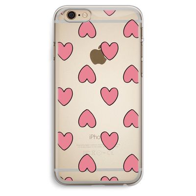 Ondersteboven verliefd: iPhone 6 Plus / 6S Plus Transparant Hoesje