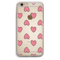 Ondersteboven verliefd: iPhone 6 Plus / 6S Plus Transparant Hoesje