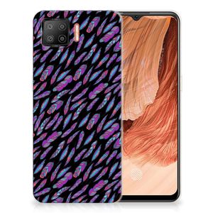 OPPO A73 4G TPU bumper Feathers Color