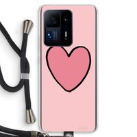 Hartje: Xiaomi Mi Mix 4 Transparant Hoesje met koord