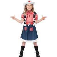 Cowgirl kostuum meisjes 145-158 (10-12 jaar)  -