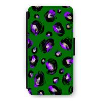 Green Cheetah: iPhone 12 Pro Max Flip Hoesje