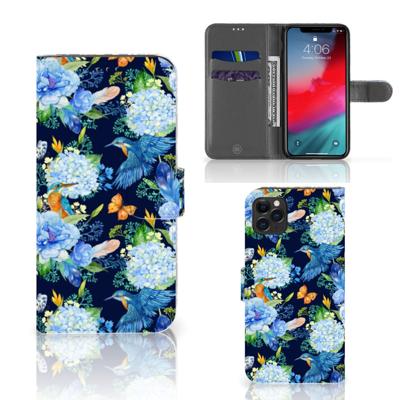 Telefoonhoesje | Met pasjeshouder | voor Apple iPhone 11 Pro Max IJsvogel