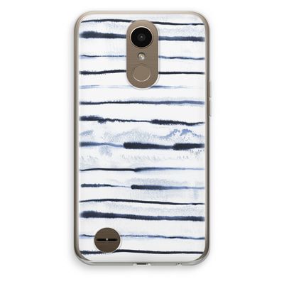 Ink Stripes: LG K10 (2017) Transparant Hoesje