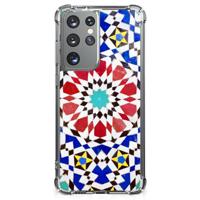 Samsung Galaxy S21 Ultra Anti-Shock Hoesje Mozaïek
