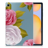 Samsung Galaxy Tab S6 Lite | S6 Lite (2022) Siliconen Hoesje Roses - thumbnail