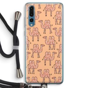 Kameel: Huawei P20 Pro Transparant Hoesje met koord