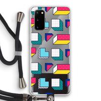 8-bit N°7: Samsung Galaxy S20 Transparant Hoesje met koord
