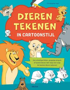 Dieren tekenen in cartoonstijl (Paperback)
