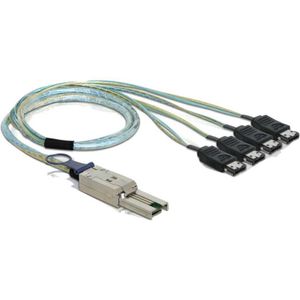 DeLOCK 83064 Serial Attached SCSI (SAS)-kabel 1 m 6 Gbit/s