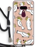 Papegaai: HTC U12+ Transparant Hoesje met koord
