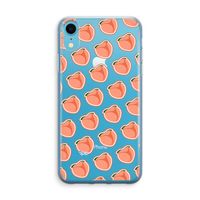 Just peachy: iPhone XR Transparant Hoesje