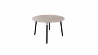 Tafel 9311 rond - 120 cm. - Alu - Eiken Robson - Beuken donker