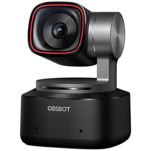 Obsbot Tiny 2 PTZ 4K-webcam 3840 x 2160 Pixel Gebarenbesturing, Spraakbesturing, Snelle autotracking via AI, Standvoet