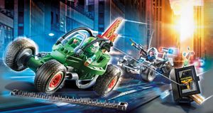 PLAYMOBIL City Action - Politiekart: achtervolging van de kluisrover constructiespeelgoed 70577