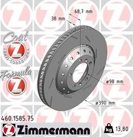Remschijf Formula Z rechts 460158575