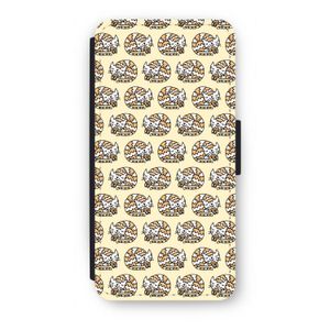 Slapende poes: iPhone SE 2020 Flip Hoesje