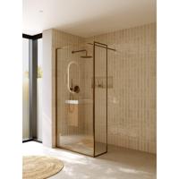 Riho Define Inloopdouche - L vorm - 100x40x200cm - Copper mat G010010302