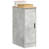 Garagekast 30x51x85 cm massief grenenhout betongrijs